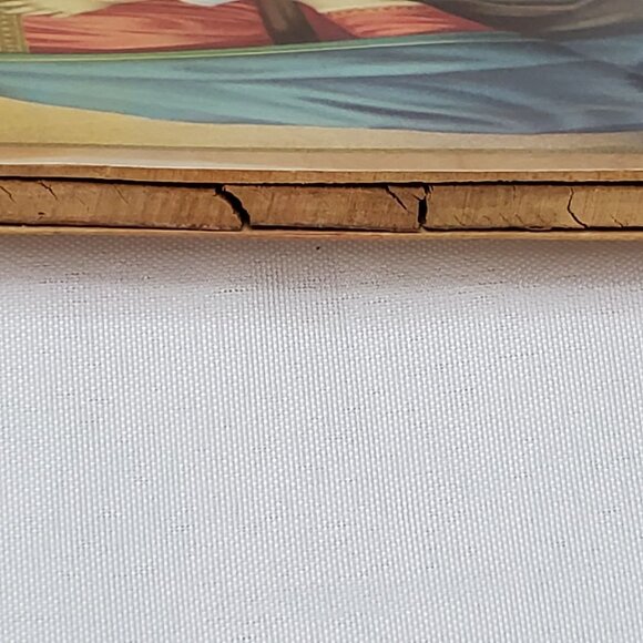 VTG Madonna del Granduca & Child by Raffaello Sanzio Religious Wood Icon *READ* - Picture 7 of 13